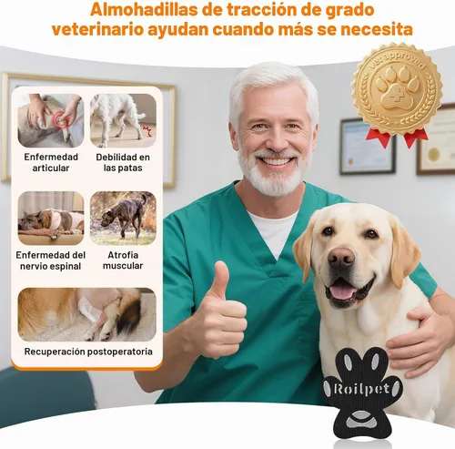 Vista 4 de Almohadillas para patas de perro para perros mayores para evitar