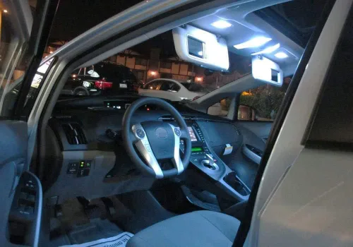 Vista 3 de iJDMTOY (4) focos LED de repuesto de xenón blanco 4-SMD 1.25" 31 mm para interior de auto Mapa Domo luces