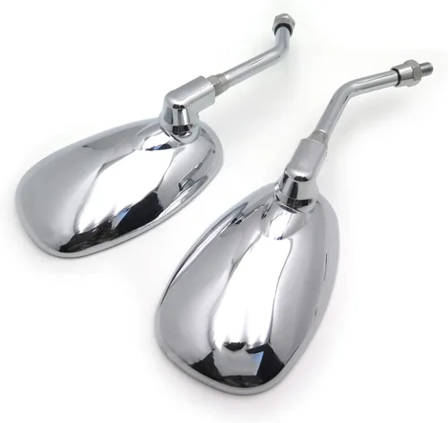 Vista 4 de HongK - Espejos de carreras de motocicleta de 0.394 in compatibles con XVS400 XVS1100/A XVS1300 XV1900 XV1700 XV1600 FZ6N FZ1N MT-01 MT-03 VMAX 1700