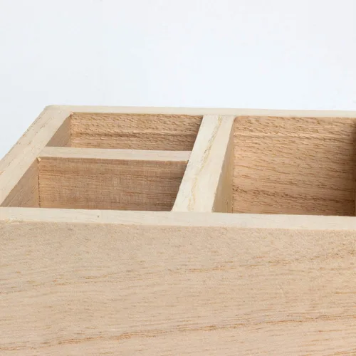 Vista 6 de American Art Decor Organizador de escritorio giratorio de madera para bolígrafos, lápiz, tijeras, soporte para bolígrafos de mesa de estudio
