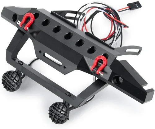 Vista 4 de Juego de parachoques delantero de metal para TRX-4 Axial SCX10 II 90046 RC Crawler
