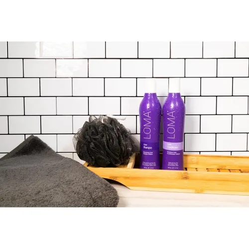 Vista 3 de Loma Hair Care Champú violeta, vainilla/naranja sangre, 12 onzas líquidas