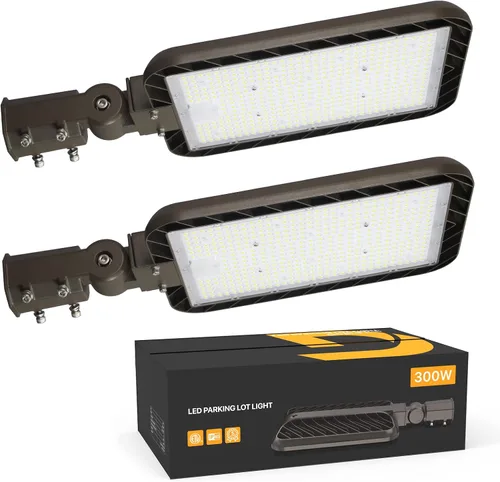 Vista 8 de Luz de estacionamiento de 150 W, instalación rápida, 22500 LM, luces de calle LED, montaje con accesorio deslizante con fotocélula del atardecer al