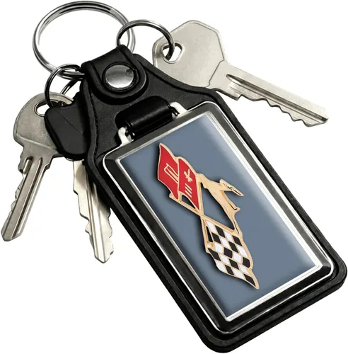 Vista 11 de Brotherhood Car Key Chain for Impala - Classic Models Keychain for Men and Oro olímpico - Guión de 1969