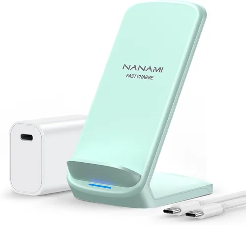Vista 9 de NANAMI Cargador rápido, soporte de carga inalámbrico máximo de 15 W con Negro