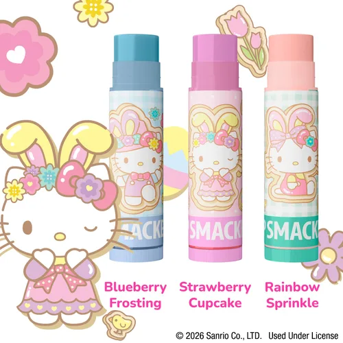Vista 2 de Trío de bálsamo labial de huevo de Pascua Hello Kitty