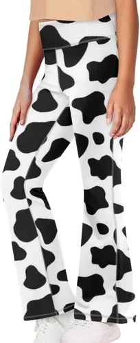 Vista 4 de Ystardream Pantalones acampanados para adolescentes y niñas, de cintura alta, talla grande, para uso diario casual