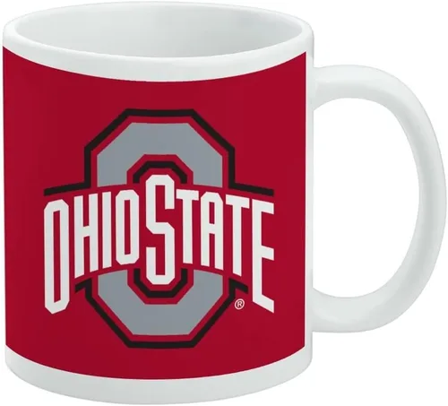 Vista 39 de Taza de cerámica con el logotipo principal de la Universidad Rider, taza de regalo novedosa para café, té y bebidas calientes, 11oz, blanca