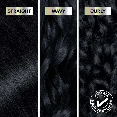 Vista 4 de Garnier Nutrisse Ultra Color - Crema nutritiva para el cabello, BL11 azul azabache negro (Black Currant), tinte permanente para el cabello, 1 unidad