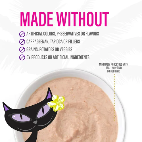 Vista 10 de Tiki Cat Luau Velvet Mousse, pollo y huevo en caldo, nutrición completa para una dieta equilibrada, comida húmeda para gatos para todas las etapas
