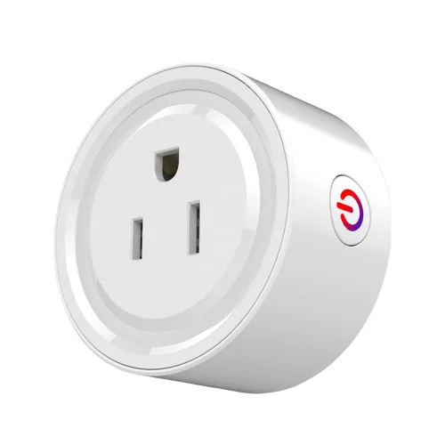 Vista 2 de Zigbee Smart Plug, Prakriti Smart Zigbee Plugs Compatible con Google Assistant, Alexa, Hubitat (paquete de 2)