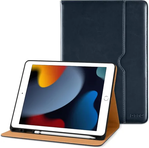 Vista 37 de DTTO Funda para iPad de 9ª/8ª/7ª Generación de 10.2 Pulgadas 2021/2020/2019, Funda de Soporte Folio Empresarial de Cuero Premium con Soporte