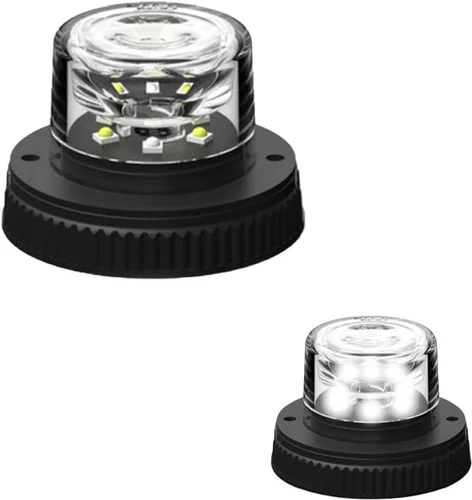 Vista 20 de SpeedTech Lights Flare 360° 6 LED 18 W Luz estroboscópica – Bombilla de botón oculta, faro de peligro para vehículos de policía, construcción Rojo
