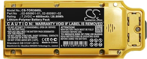 Vista 5 de Cameron Sino - Batería de repuesto de 4000 mAh para Topcon GR-3, GR-5