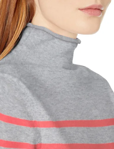 Vista 4 de Tienda Essentials Suéter de manga larga 100 algodón con cuello redondo para mujer