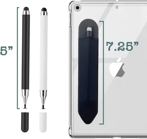 Vista 6 de Lápiz capacitivo universal para tablet Android/iPhone/pantallas táctiles/Samsung/Kindle Fire HD, lápiz capacitivo universal estilista 2 en 1