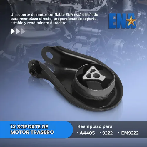 Vista 6 de ENA Juego de 4 soportes de motor y trans. Compatible con Mazda 3 5 2004 2005 2006 2007 2008 2009 2010 3 2.0L 2.3L sin Turbo transmisión automática