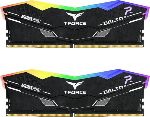 Vista 9 de TEAMGROUP T-Force Delta Alpha RGB DDR5 Ram 32GB Kit (2x16GB) 5600MHz (PC5-44800) CL40 Intel XMP 3.0 y AMD Expo Compatible Módulo de Memoria de Blanco
