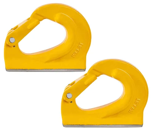 Vista 8 de Mytee Products Gancho de anclaje soldado de 2 toneladas G80 para grúa de rescate, tractor de aparejo, elevación con límite de carga de 4400 libras