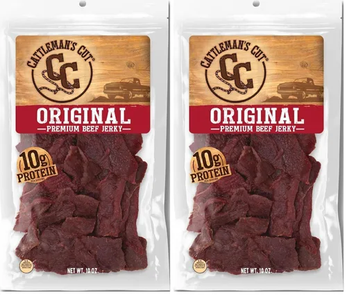 Vista 12 de Cattleman's Cut Carne Seca de Res Original, 10 Onzas