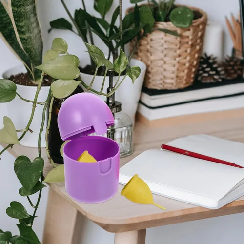 Vista 8 de Healifty Caja limpiadora de período, microondas, portátil, compacta, para accesorios de mujer