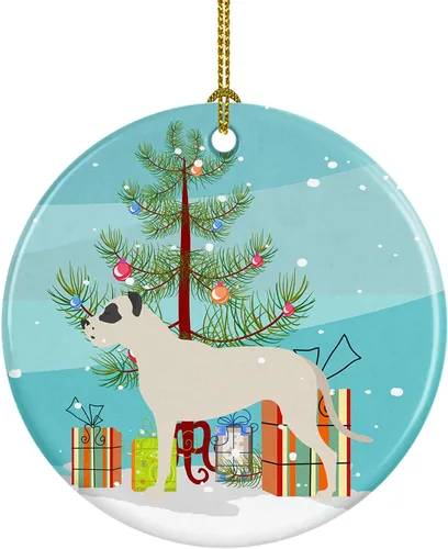 Vista 73 de Caroline's Treasures Cavalier King Charles Spaniel - Adorno de cerámica para árbol de Navidad, decoración colgante para el hogar, Navidad, fiestas