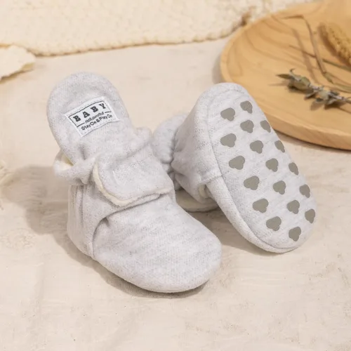 Vista 122 de Sawimlgy - Botines de algodón antideslizantes para recién nacido, con agarre, para cuna o para el invierno