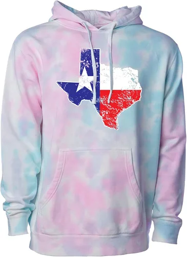 Vista 7 de Tcombo Texas State Flag Map - Sudadera unisex con capucha