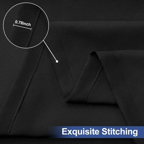 Vista 8 de homing Paquete de 4 manteles rectangulares de 4 pies, mantel ajustable de poliéster impermeable, lavable, para picnic, campamento, al aire libre