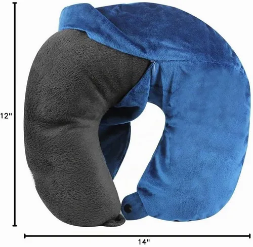 Vista 6 de Funda para almohada Cloudz, Poliéster & Mezcla de poliéster, Azul, Estándar
