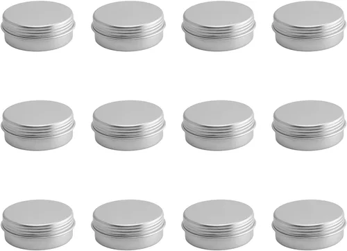 Vista 63 de Othmro Latas redondas de metal de 8.3 onzas, latas de aluminio, contenedores recargables de 8.5 fl oz, botellas de lata con tapa de tornillo
