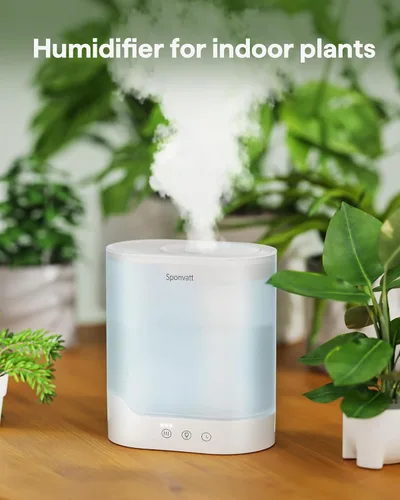 Vista 8 de Sponvatt – Humidificadores para recámara y hogar, 2.5L de llenado superior, humidificador de aire de niebla fría para habitación grande, guardería