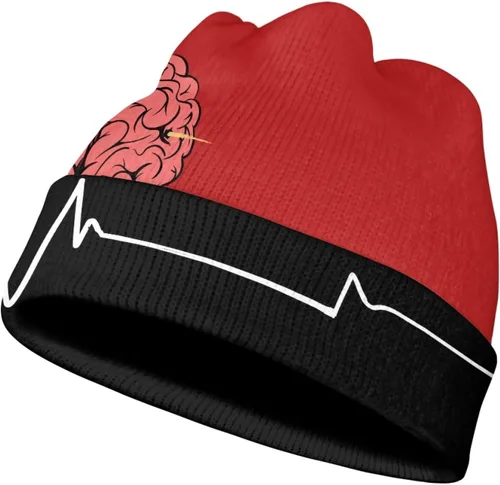 Vista 23 de AmzPrint Gorro térmico de invierno con estampado de lunares blancos y fresas rosadas, talla única