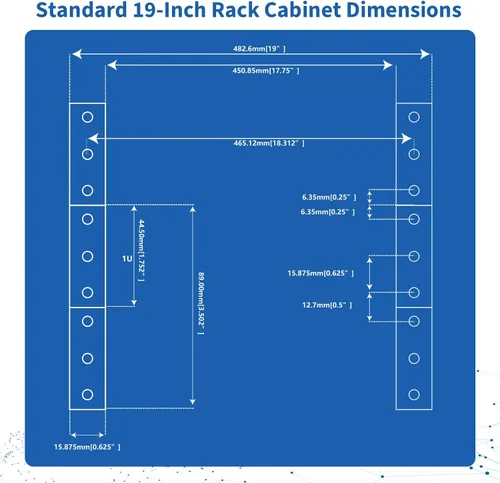 Vista 6 de Regleta de alimentación horizontal PDU de 19 pulgadas para montaje en rack - Protector de sobretensiones Para servidores de red, 10 tomacorrientes