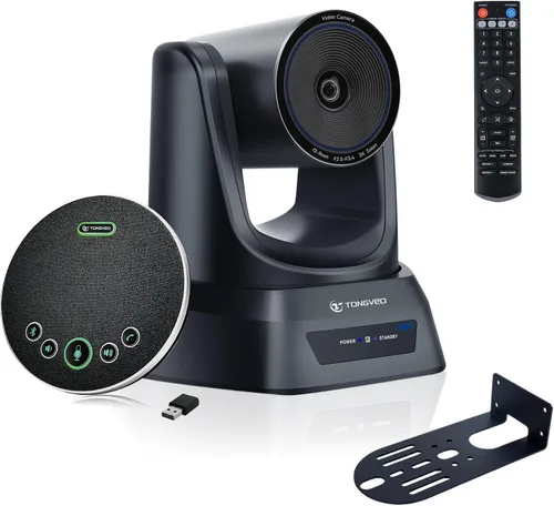 Vista 10 de TONGVEO Cámara PTZ 4K UHD AI Seguimiento automático Zoom óptico 3X HDMI/USB3.0 Cámara de videoconferencia para adoración a la iglesia Transmisión