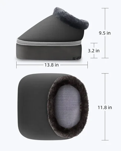 Vista 5 de CooCoCo Masajeador de pies calentado elegible por la FSA, calentador de pies aprobado por la HSA, calentador de pies Shiatsu para fascitis plantar
