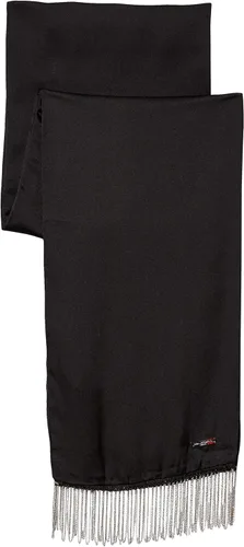 Vista 2 de Karl Lagerfeld Paris - Bufanda de noche para mujer, 100% poliéster, color negro