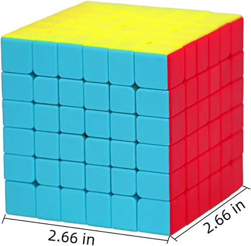 Vista 2 de BestCube Cubo de velocidad 6x6 rompecabezas de cubo de velocidad sin pegatinas 6x6x6