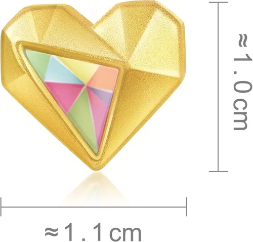 Vista 6 de CHOW SANG SANG 999 91836C - Pulsera de oro macizo de 24 quilates para mujer