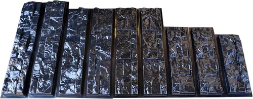 Vista 7 de SvitMolds Moldes de Hormigón Set de Bricolaje 9 Moldes de Plástico para Hormigón, Yeso, Pared, Piedra, Cemento, Azulejos, Molde ABS Piedras