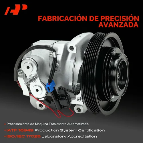 Vista 3 de A-Premium Compresor de aire acondicionado con embrague compatible con Freightliner Cascadia 2011-2017, Columbia 2015-2018 y Western Star 3700, 3800