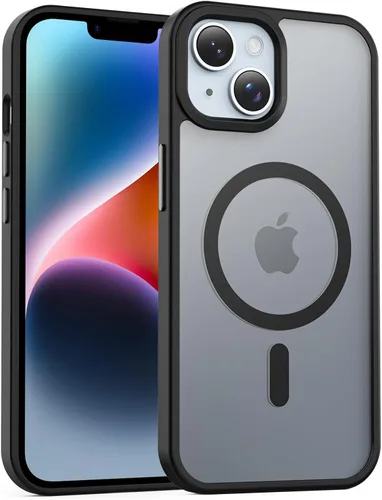 Vista 62 de Funda transparente para iPhone 11 con protector de pantalla, compatible con Magsafe, antiamarilleo, protección de grado militar, a prueba de golpes