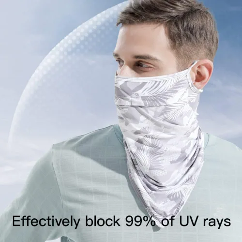 Vista 2 de Máscara facial de verano para motocicleta de hielo frío para hombre pasamontañas pañuelo para la cabeza para correr ciclismo pesca al aire libre