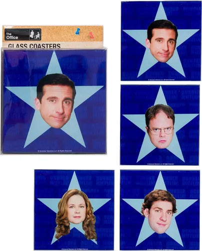 Vista 21 de Silver Buffalo Harry Potter Constellations - Juego de posavasos de cristal de 4 piezas, multicolor (HP26175A)