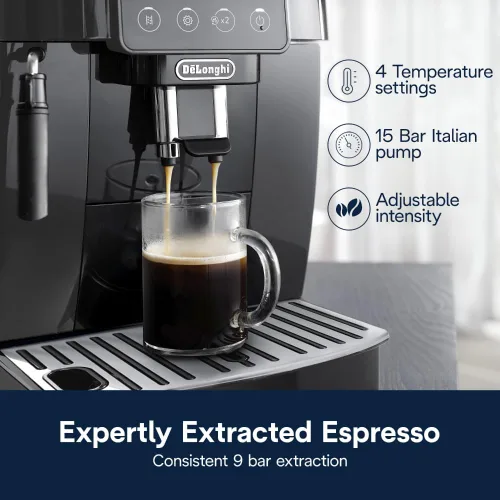Vista 4 de De'Longhi Magnifica Start - Máquina automática de café expreso, espumador