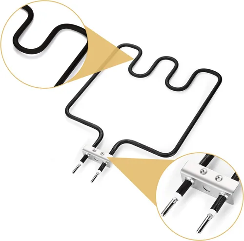Vista 7 de WADEO Elemento calefactor de 1500 vatios compatible con ahumador eléctrico Masterbuilt y parrilla, controlador de cable de termostato ajustable