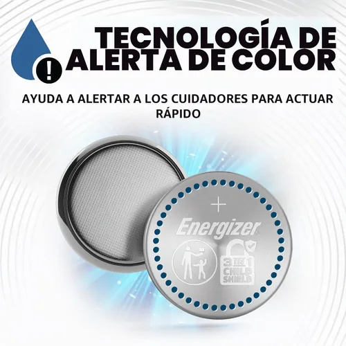 Vista 3 de Energizer CR2025 Battery, Baterías de celda de moneda de litio de 3V 2025 (2 recuento de baterías) - El embalaje puede variar