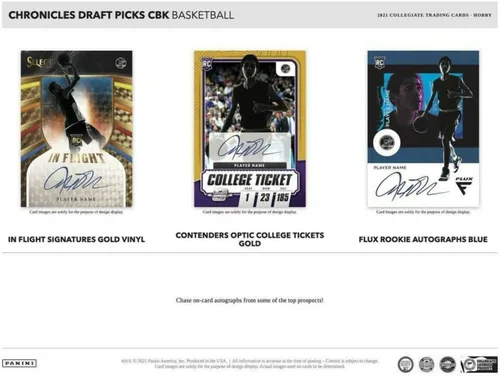 Vista 3 de 2021 Panini Chronicles Draft Picks Basketball Mega Box