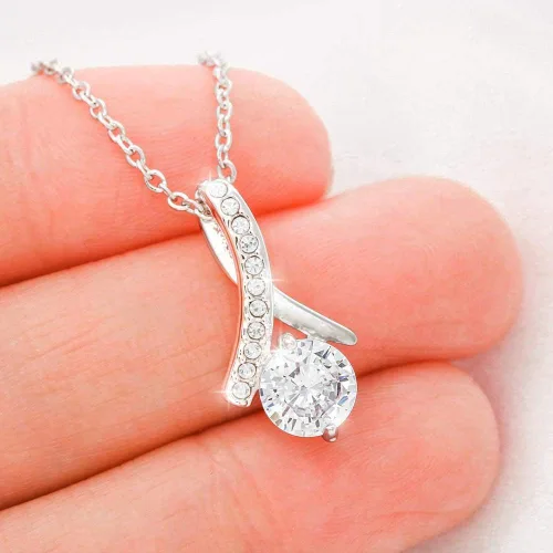 Vista 4 de Collar de regalo para novia, regalos de prometido para ella, collar para mi futura esposa, joyería de alma gemela para mujer