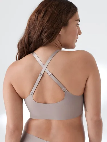 Vista 3 de True & Co Brasier de tirantes convertibles con triángulo para mujer